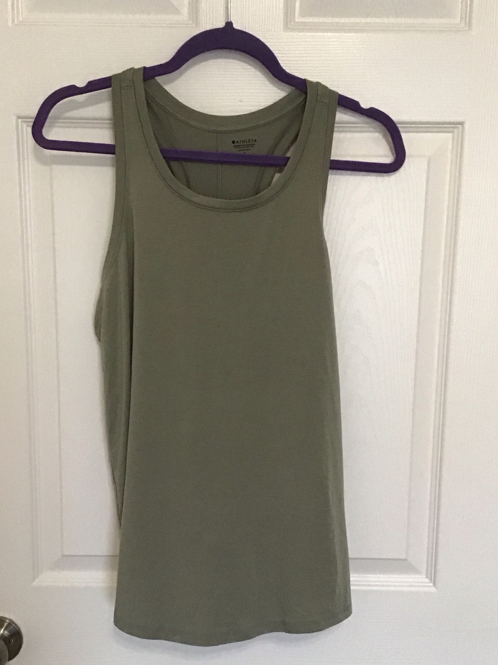Athleta Olive Green Racerback Tank